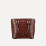 Enola Handbag - Printed Brown