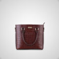 Enola Handbag - Printed Brown