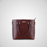 Enola Handbag - Printed Brown