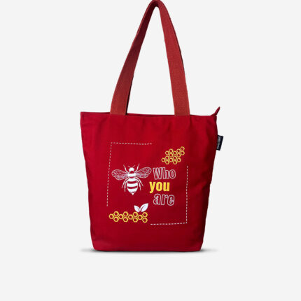 Bee You Tote Bag - Red