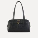 Aria Duffle Handbag - Black
