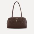 Aria Duffle Handbag - Brown