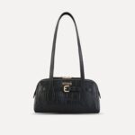 Aria Duffle Handbag Mini - Black