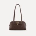 Aria Duffle Handbag Mini - Brown