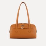 Aria Duffle Handbag - Tan
