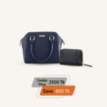 Annabelle Handbag - Blue & Annabelle Card Case - Black