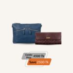 Uma Crossbody - Blue & Maloti Clutch