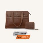 Petra Workbag - Brown & Petra Mini Wallet - Brown