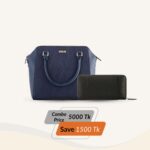 Annabelle Business Bag - Blue & Annabelle Wallet - Black